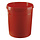 Kunststof papierbak 18 liter rood