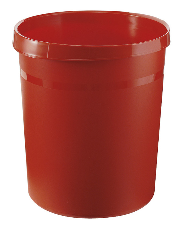 Kunststof papierbak 18 liter rood