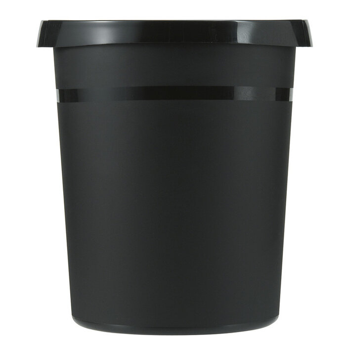 Kunststof papierbak 18 liter zwart