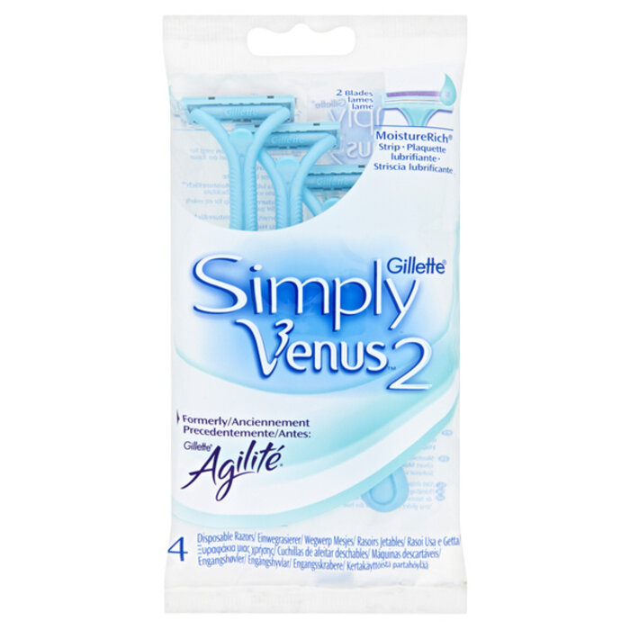 GILLETTE VENUS Simply Gillette Venus2 Wegwerpscheermesjes