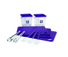 Rubbermaid Kleurgecodeerde set voor voedselbereiding en -bewaring paars