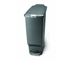 Simplehuman Slim Step Can 40 liter grijs
