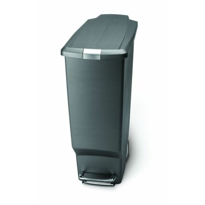 Simplehuman Slim Step Can 40 liter grijs