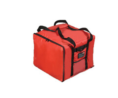 Rubbermaid Pro serve kleine Pizzabezorgtas rood