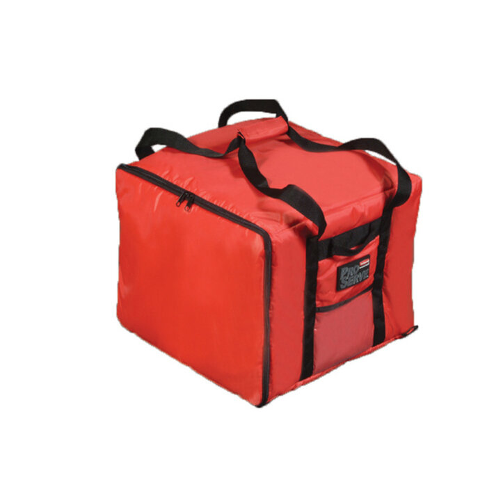 Rubbermaid Pro serve kleine Pizzabezorgtas rood