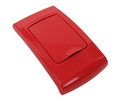Lift deksel Envirobin rood