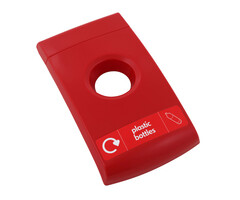 Flessendeksel Envirobin rood