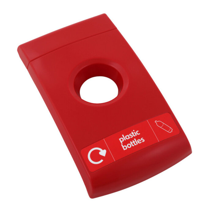 Flessendeksel Envirobin rood