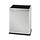 Dubbelwandige papierbak 10 liter mat RVS