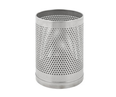 Papierbak geperforeerd mat RVS