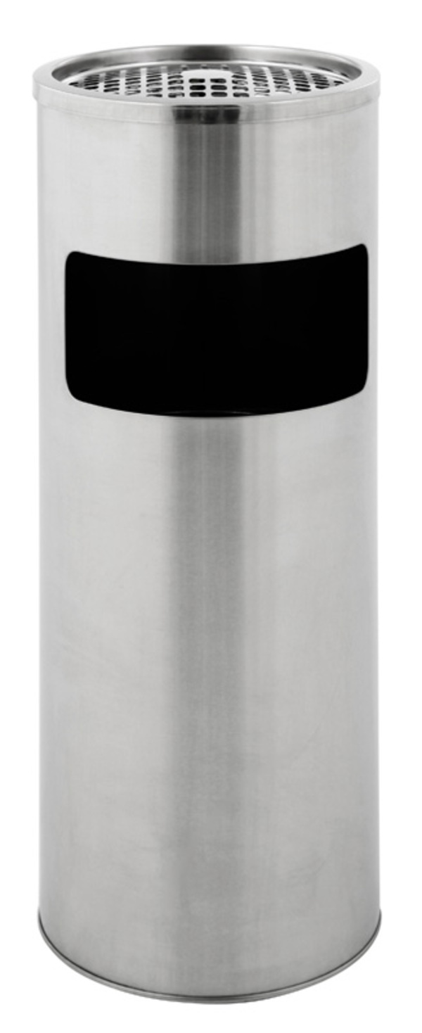 Ronde as-papierbak mat RVS