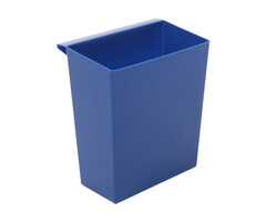 A-Select Inzetbakje voor vierkant tapse papierbak blauw
