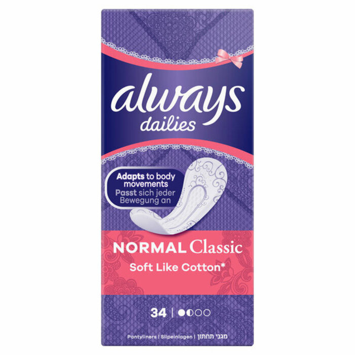 ALWAYS Dailies Normal Classic Soft Like Cotton Inlegkruisjes