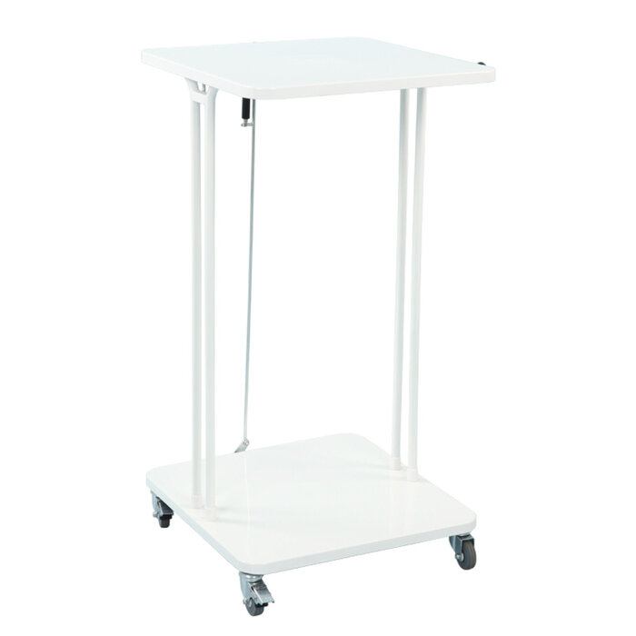 Saekko Boy Afvalbak met deksel 120 liter wit