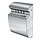 Wandasbak robuust RVS mat RVS
