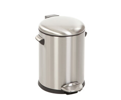 EKO Belle Deluxe pedaalemmer 5 liter mat RVS