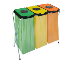 A-Select Afvalzakhouder EKOthinks 3 (groen, geel, oranje)