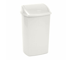 Afvalbak swing 73 liter wit