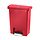 Slim Jim Step On container Front Step kunststof 30 liter rood