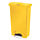 Slim Jim Step On container Front Step kunststof 50 liter geel