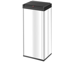 Hailo Big-Box Swing 52 liter (RVS, zwart)