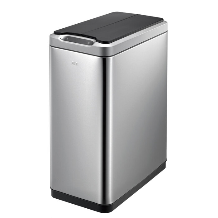EKO Phantom Sensor Bin 45 liter (mat RVS, zwart)