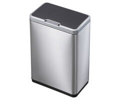 EKO Mirage Sensor Bin 45 liter (mat RVS, zwart)