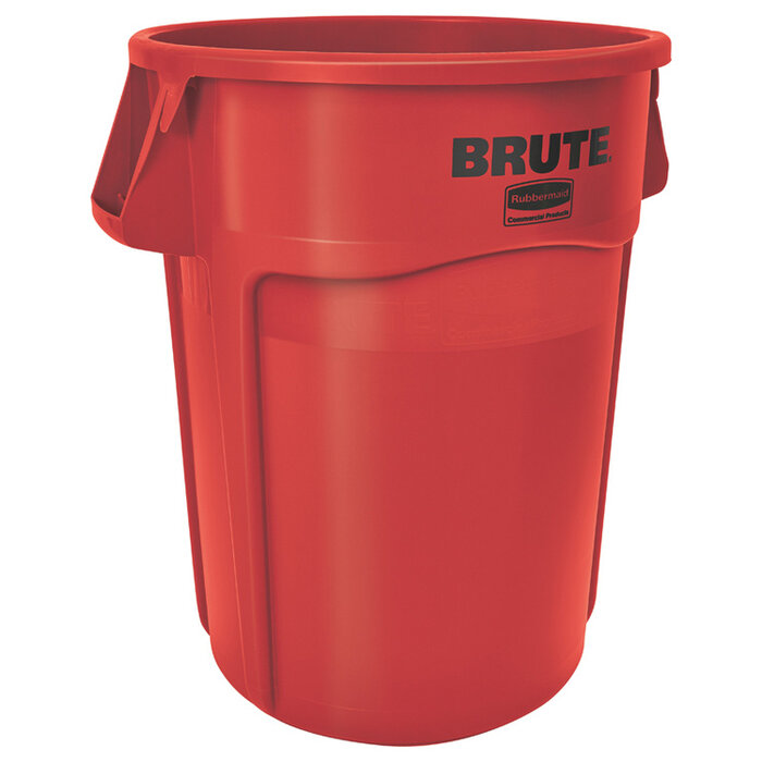 Rubbermaid Ronde Brute Utility container 166,5 liter rood