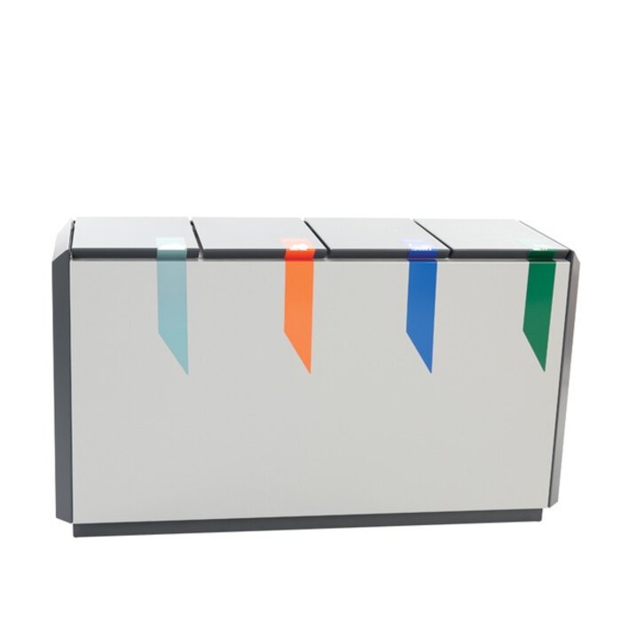 DutchDesign RecycloStar 4 (grafietgrijs, lichtgrijs)