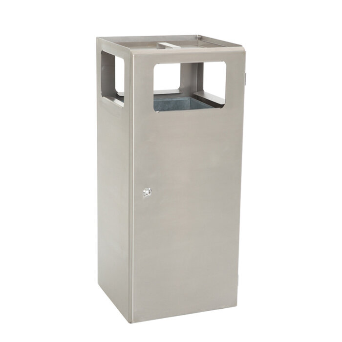 A-Select Piramide as-papierbak (basis) RVS