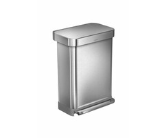 Simplehuman Afvalbak Liner Pocket 55 liter zilver