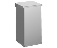 DutchDesign Carro-Lift met demper 55 liter aluminiumgrijs