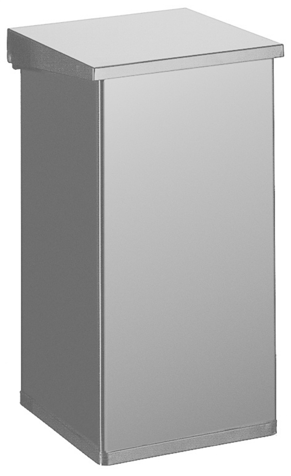 DutchDesign Carro-Lift met demper 55 liter aluminiumgrijs