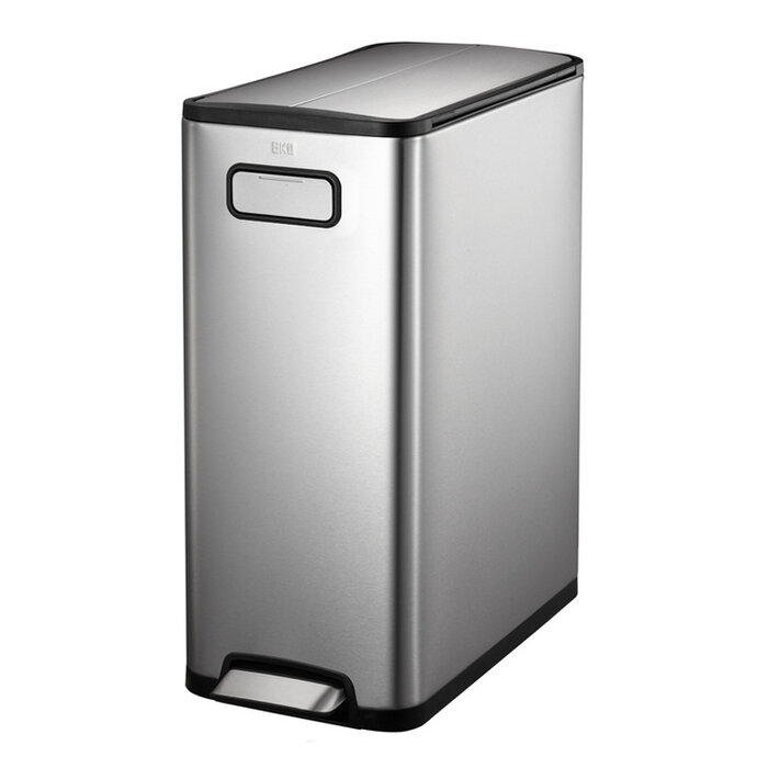 EKO Ecofly pedaalemmer 45 liter mat RVS