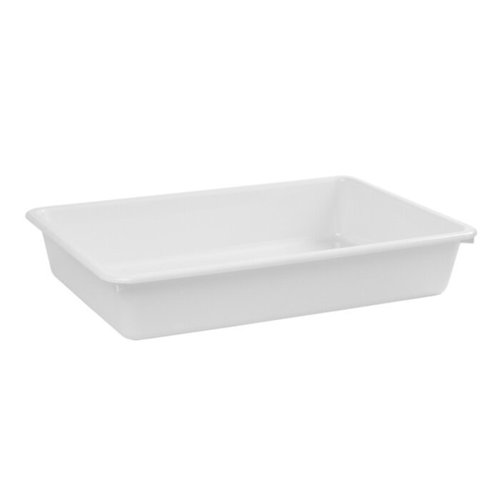 Slagerijbak 43 cm wit