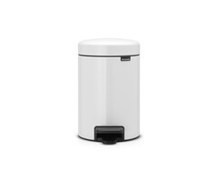 Brabantia Pedaalemmer NewIcon 3 liter wit