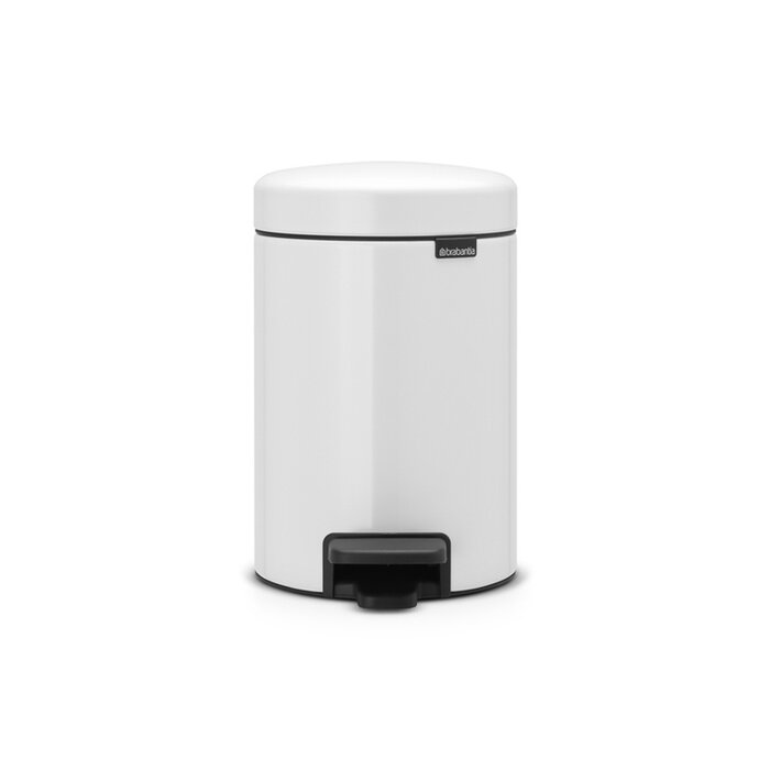 Brabantia Pedaalemmer NewIcon 3 liter wit