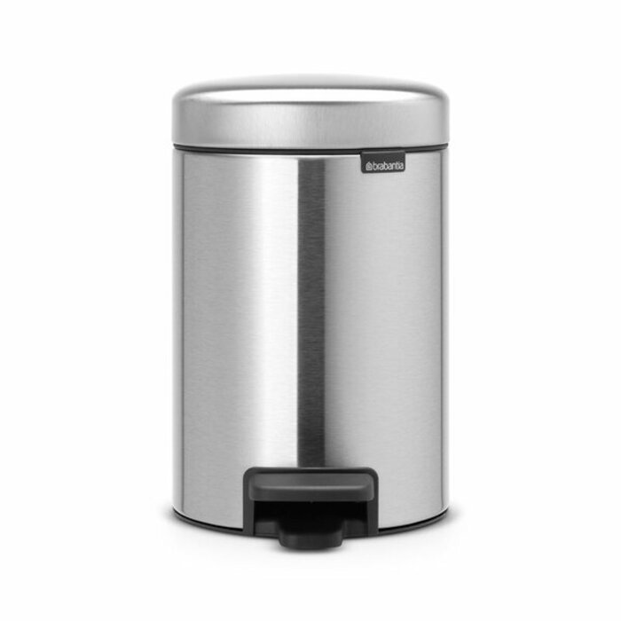 Brabantia Pedaalemmer NewIcon 3 liter mat RVS