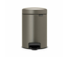 Brabantia Pedaalemmer NewIcon 3 liter platina