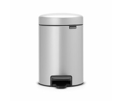 Brabantia Pedaalemmer NewIcon 3 liter metallic grijs