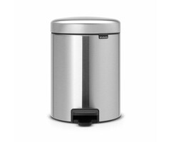 Brabantia Pedaalemmer NewIcon 5 liter mat RVS