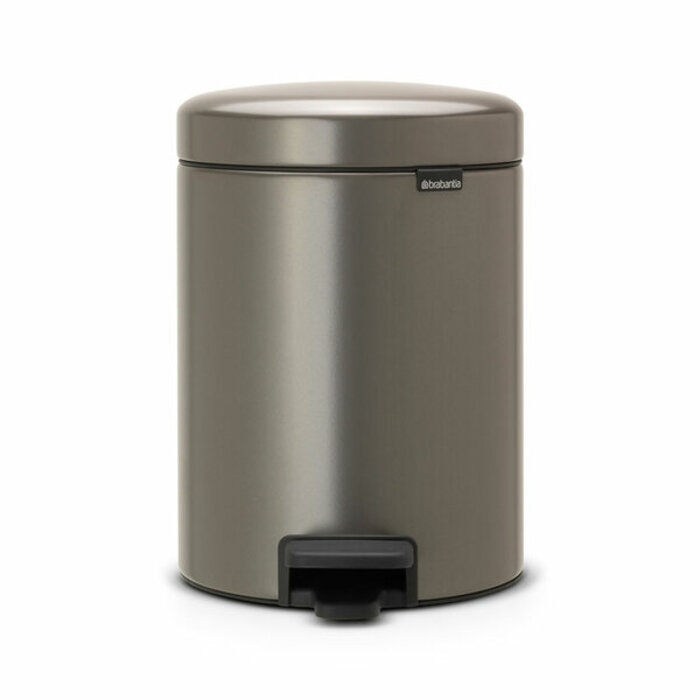 Brabantia Pedaalemmer NewIcon 5 liter platina