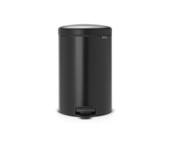 Brabantia Pedaalemmer NewIcon 20 liter mat zwart
