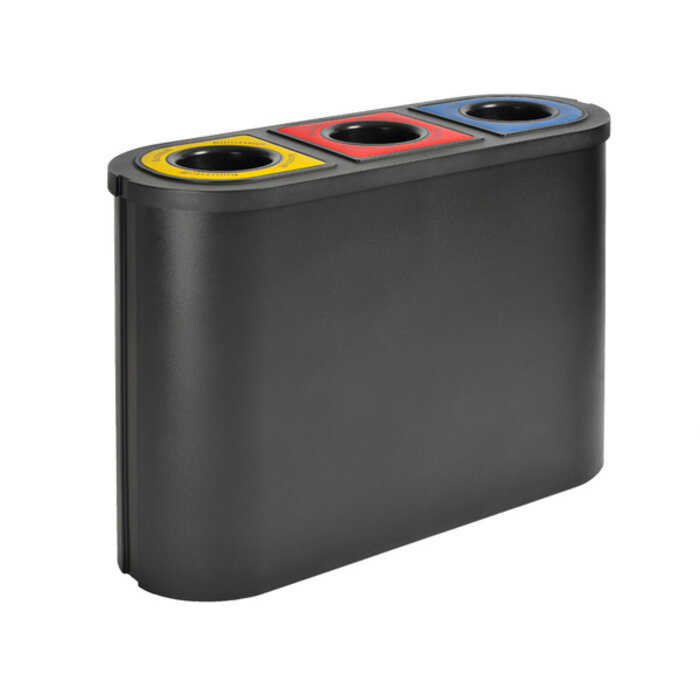 Triomf 3x45 liter zwart