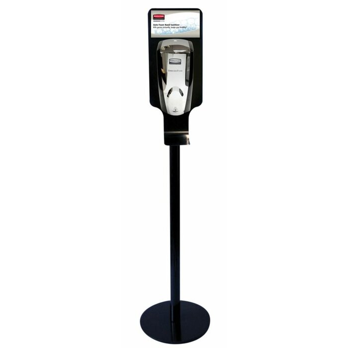 Rubbermaid High Traffic Zuil voor Autofoamdispenser zwart