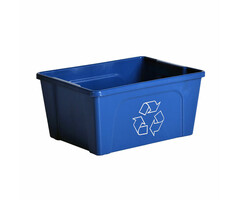 Papier inzamelbox blauw