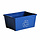 Papier inzamelbox blauw