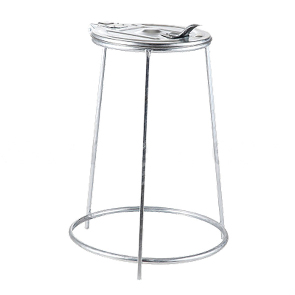 Stapelbare afvalzakhouder 110 liter verzinkt