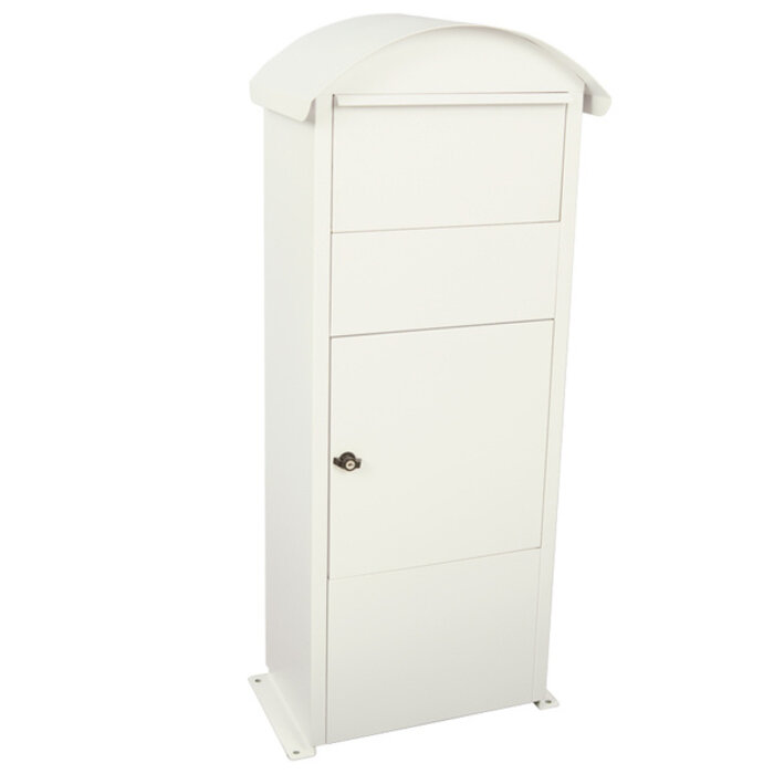 Brievenbus Victorian mat wit