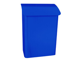 Wandbrievenbus Lugon blauw